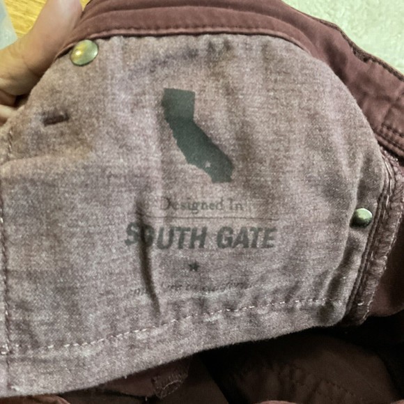 AG Adriano Goldschmied 29R Women's Maroon The Prima Mid Rise Skinny Made In USA - Picture 3 of 9